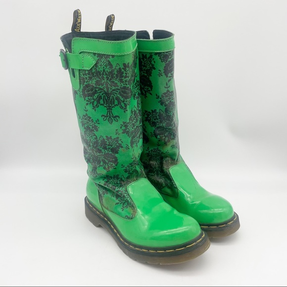 Dr. Martens Shoes Dr Martens Green Nellie Boot Size 7 Poshmark